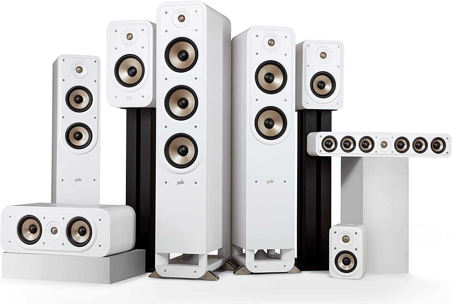 Polk Audio Signature Elite ES50 hochauflösender HiFi Standlautsprecher fürs Heimkino, Hi-Res zertifiziert, kompatibel mit Dolby Atmos und DTS:X 1 Stück, Weiß Polk Audio Signature Elite ES50 hochauflösender HiFi Standlautsprecher fürs Heimkino, Hi-Res zertifiziert, kompatibel mit Dolby Atmos und DTS:X 1 Stück, Weiß