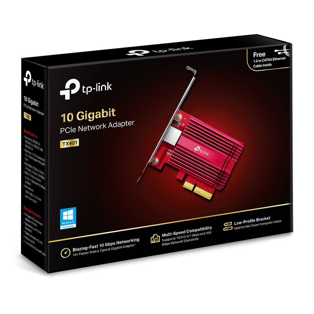 TP-Link 10 Gigabit PCI Express Netzwerk Adapter