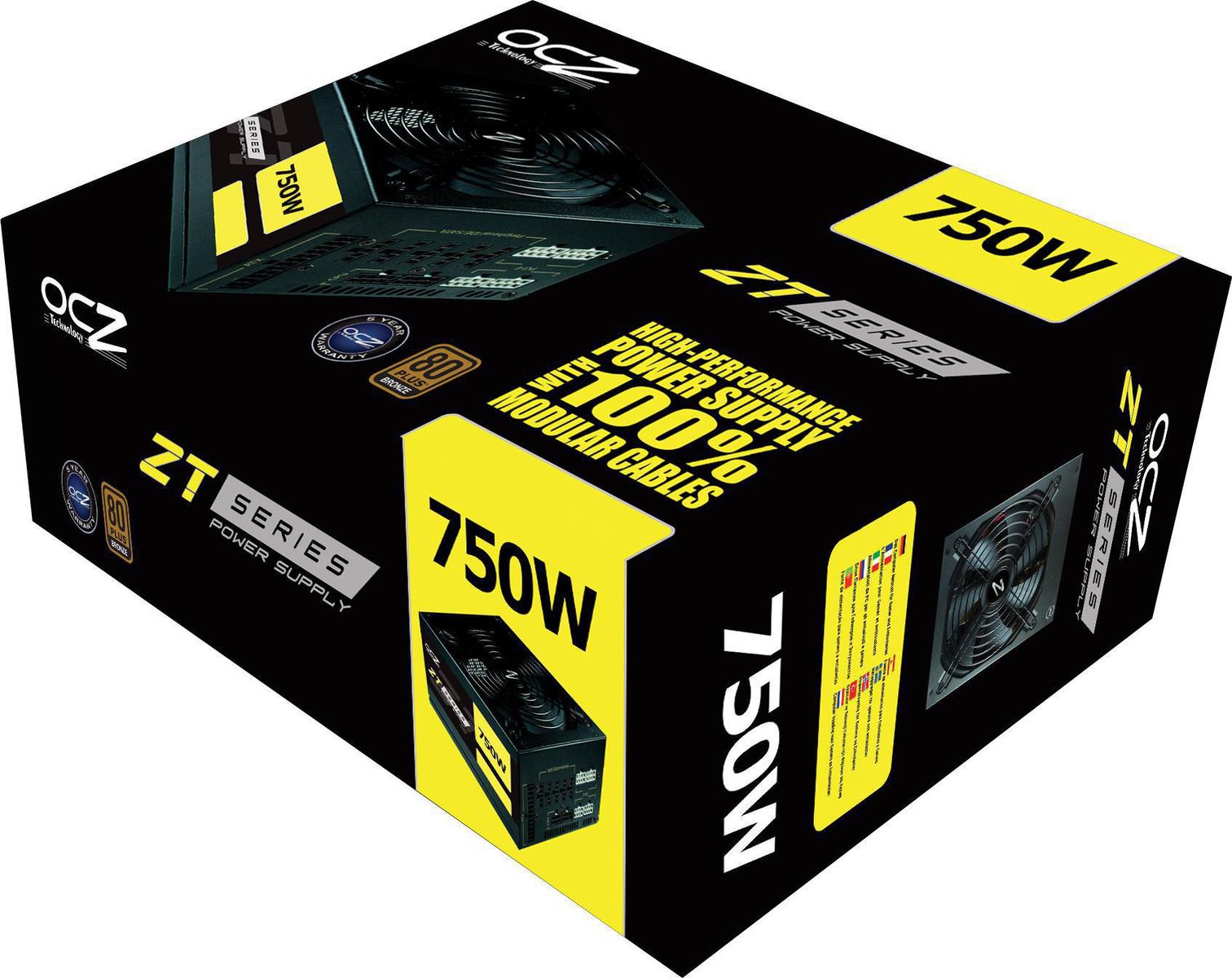 Toshiba ZT 750W Power Supply 20+4 pin ATX ATX