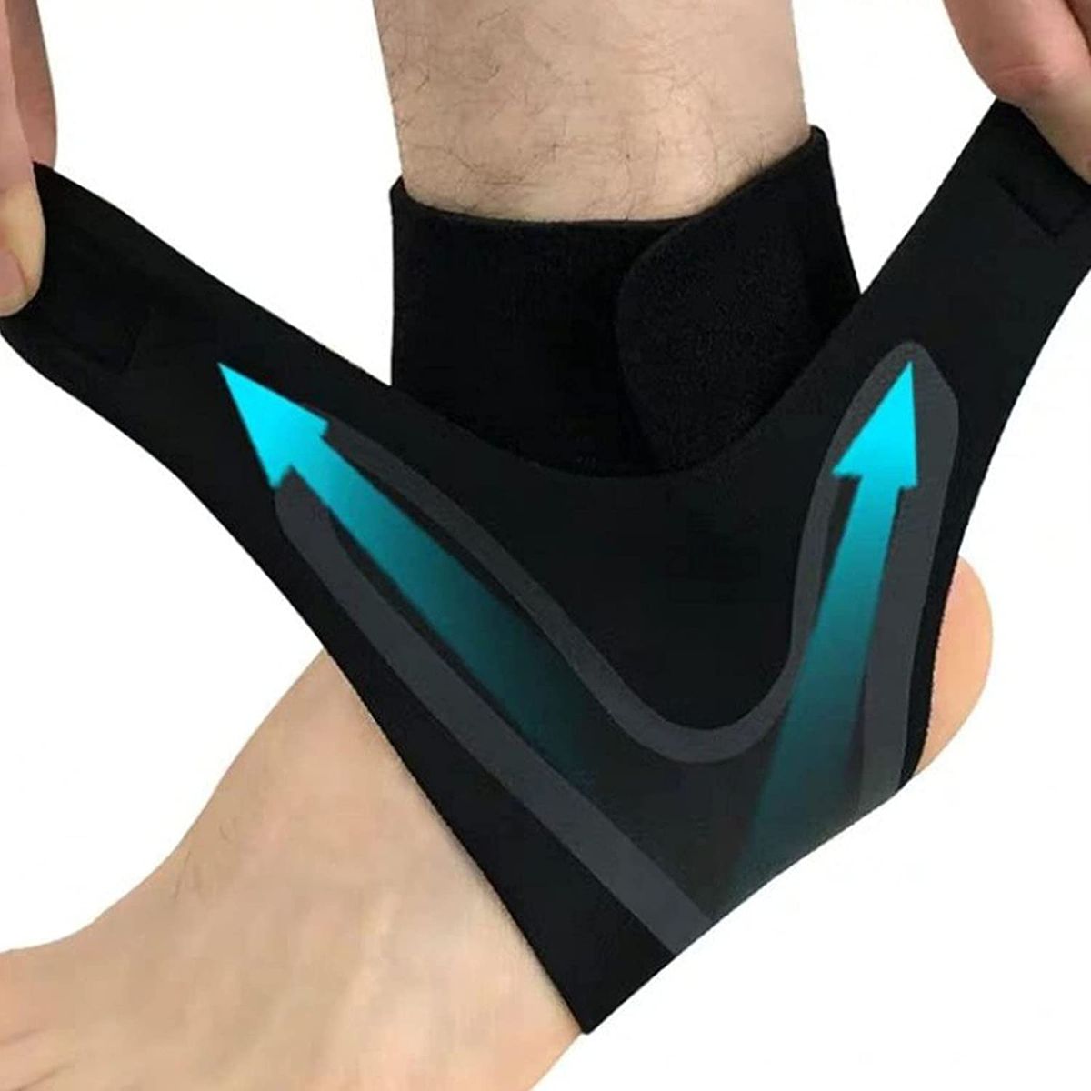 Spacelight Ankle Brace Adjustable Ankle Breathable Foot Brace Left and Right Feet Ankle Protection Sport Comfort Ankle Foot Brace for Strains