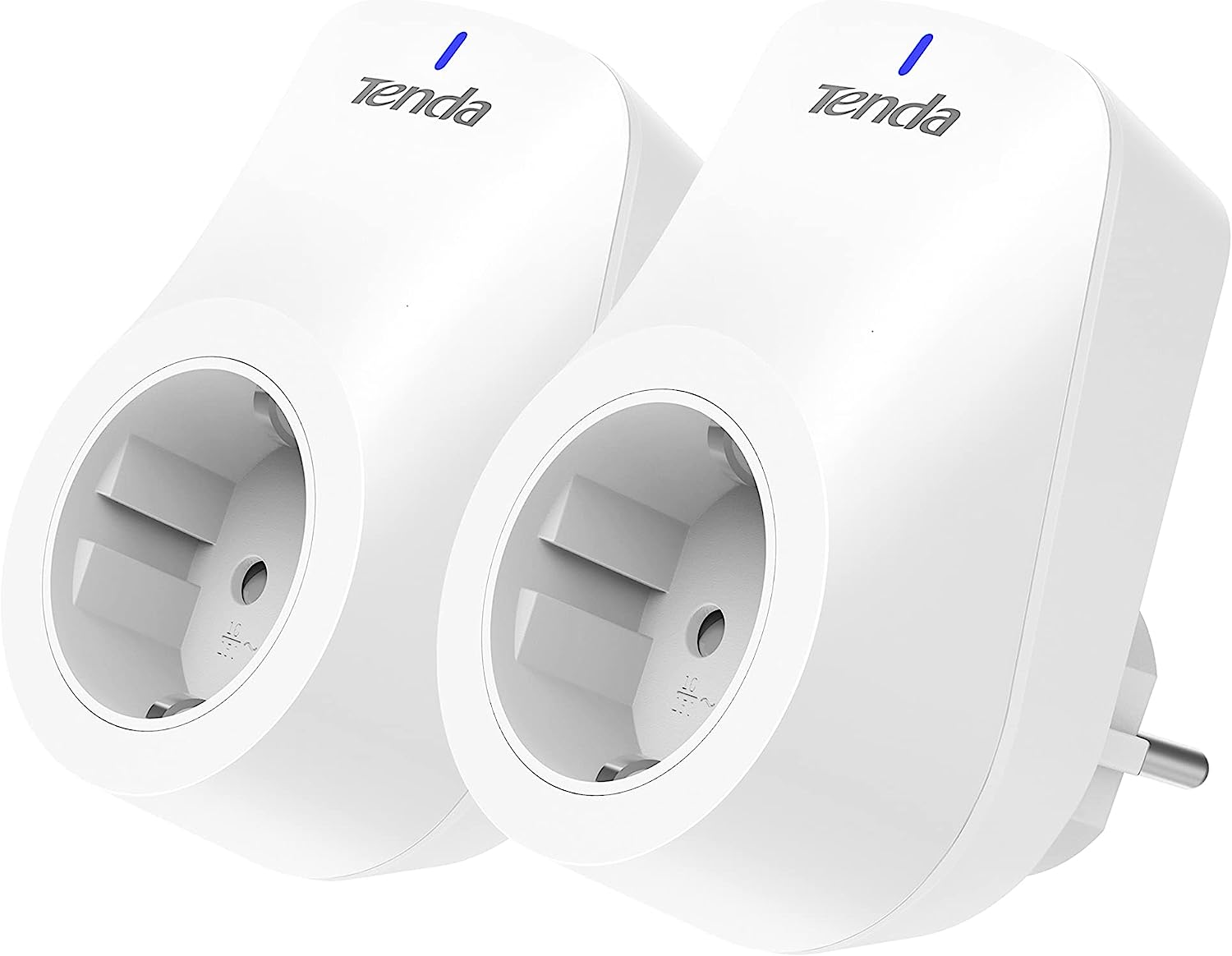 Tenda WLAN Smart Steckdose SP9 16A Wi-Fi Plug Energieverbrauchsanzeige App- Sprachsteuerung Alexa & Google home  Timer AwayModus Kinderschutz 2er pack Nur 2.4GHz Wi-Fi Energieverbrauchsanzeige 2er Pack 16a