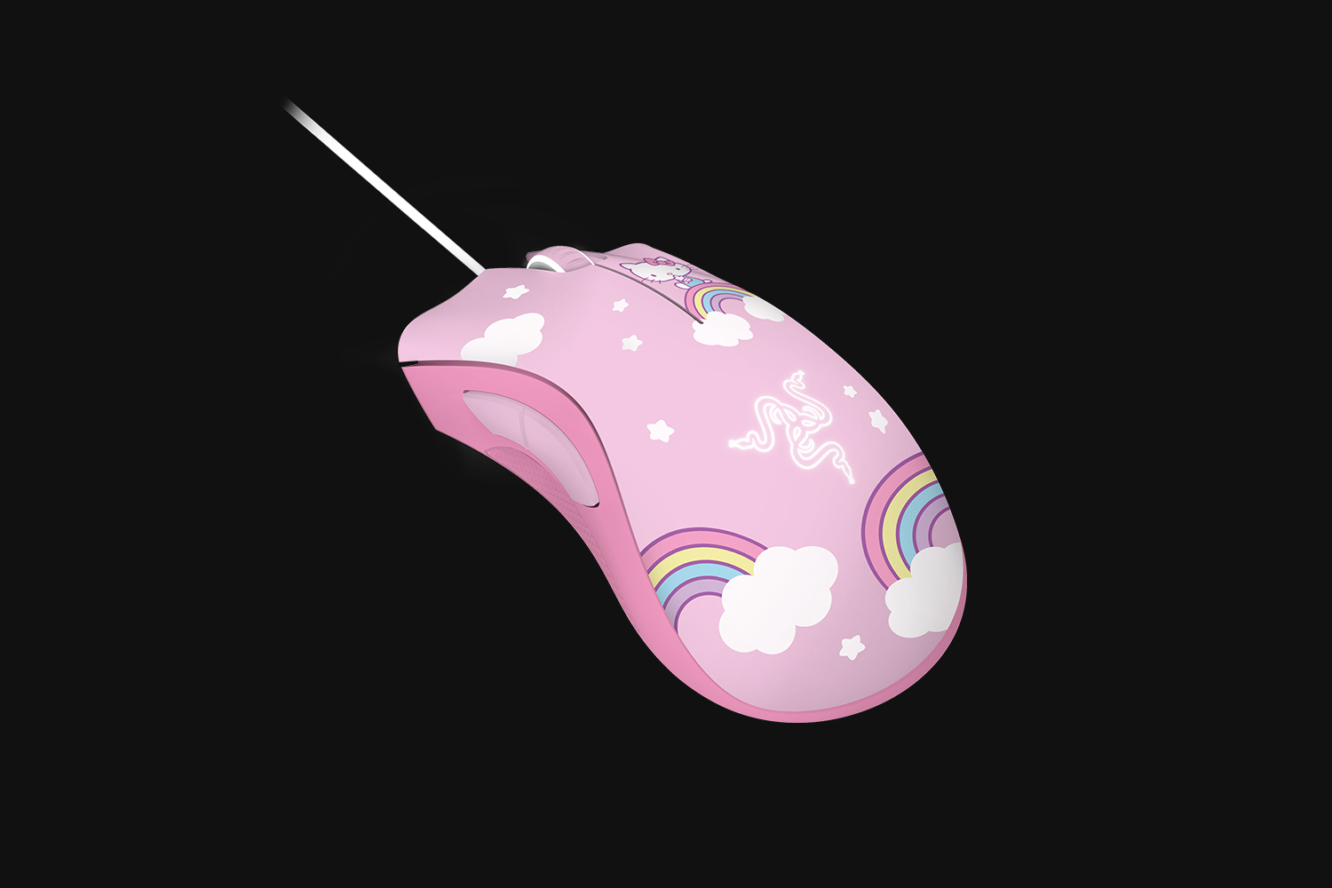 Razer DeathAdder Essential Gaming Mouse 6.400 DPI + Goliathus Medium Mousepad Hello Kitty and Friends Edition